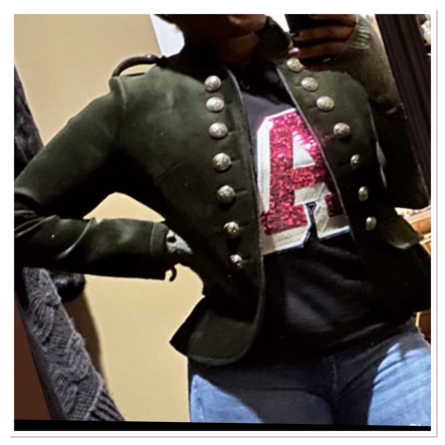 SNOB Army Blazer-Olive Green