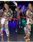 SNOB Army At War Patch Work Jumpsuit-Camouflage