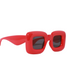 SNOB Red Block Sunglasses