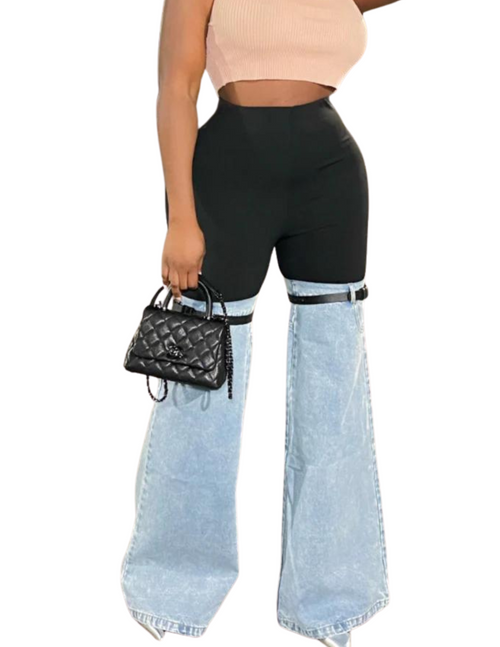 SNOB Kassy DENIM Stretch High Waist Pants