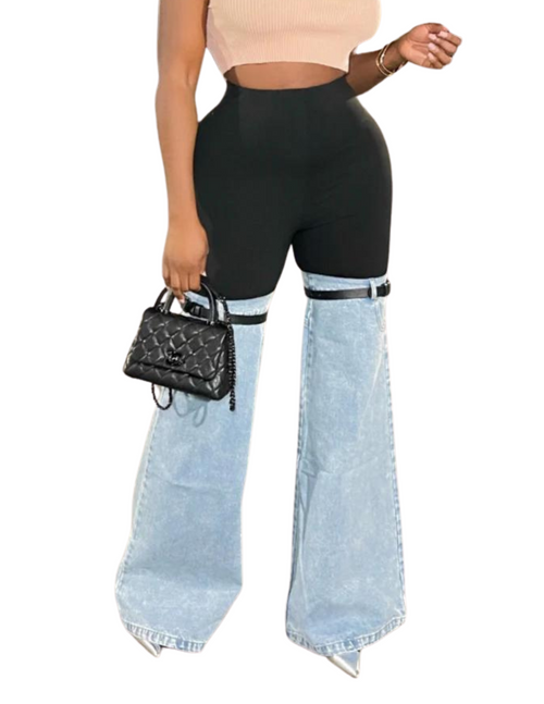 SNOB Kassy DENIM Stretch High Waist Pants