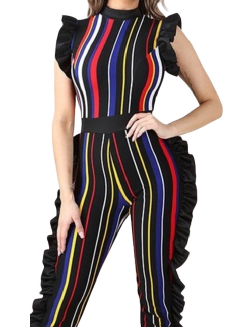 SNOB Elsie Colorful Jumpsuit-Multicolored