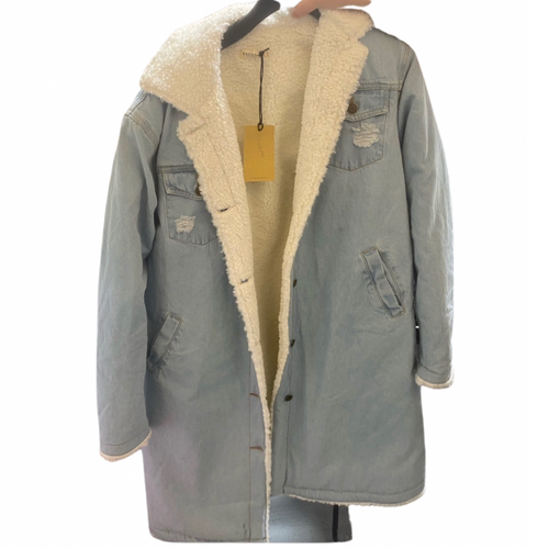 SNOB Karen DENIM Jean Coat-Light Wash