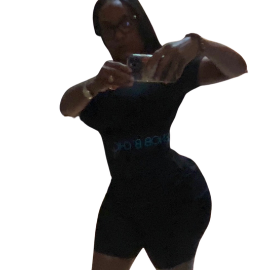 SNOB Latex Double Compression Waist Trainer-Black